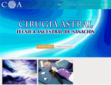 Tablet Screenshot of cirugiaastral.com